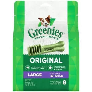 Greenies Large Treat Pack Dental Dog Treats - 12 oz - 8 Count