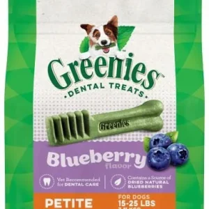 Greenies Petite Blueberry Treat Pack Dental Dog Treats - 12 oz