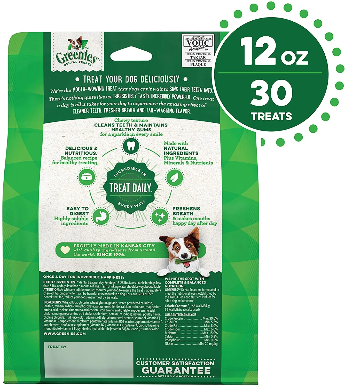 Greenies Petite Mega Treat Pack Dental Dog Treats - 18 oz - 30 Count - Image 2