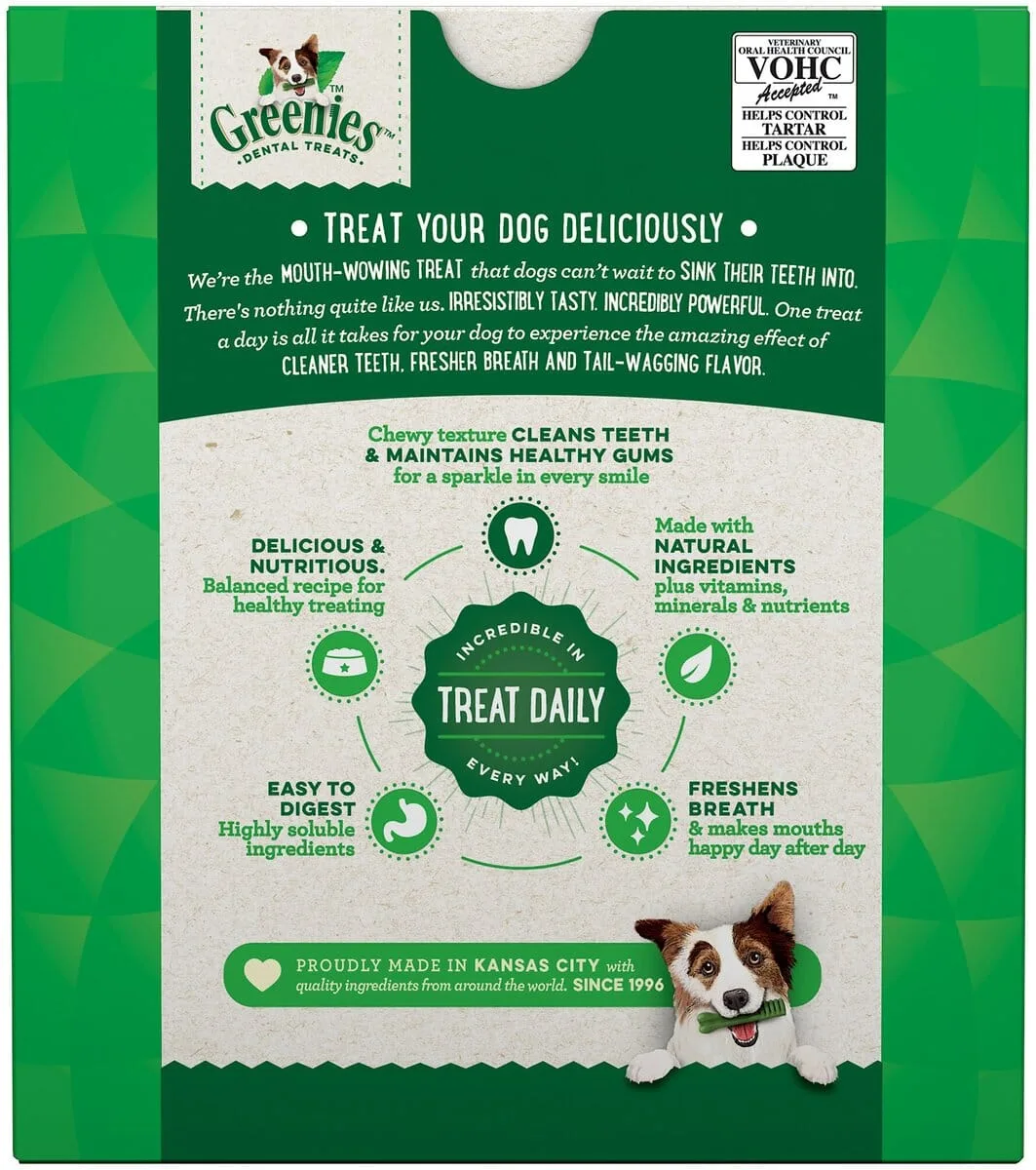 Greenies Petite Tub Treat Pack Dental Dog Treats - 27 oz - 45 Count - Image 2