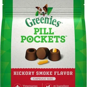 Greenies Pill Pockets Dog Treats Hickory Smoke Flavor