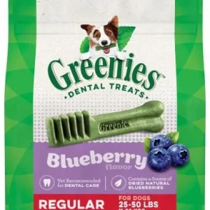 Greenies Regular Blueberry Treat Pack Dental Dog Treats - 12 oz