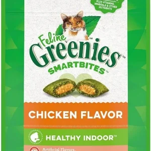 Greenies SmartBites Healthy Indoor Chicken Flavor Cat Treats