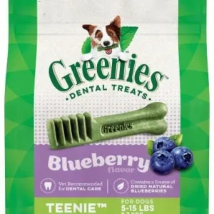Greenies Teenie Blueberry Treat Pack Dental Dog Treats - 12 oz