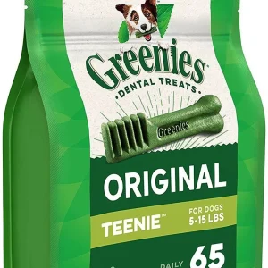 Greenies Teenie Mega Treat Pack Dental Dog Treats - 18 oz - 65 Count