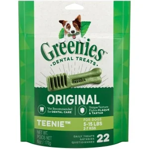 Greenies Teenie Mini Treat Pack Dental Dog Treats - 6 oz - 22 Count