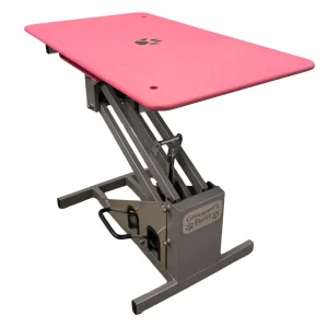 Groomer's Best Hydraulic Grooming Table 42in Pink