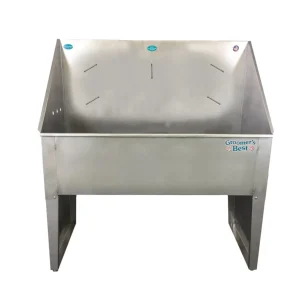 Groomer's Best Stainless Dog Grooming Tub 58In R-Plumb