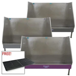 Groomer's Best Walk In Dog Grooming Tub 58In