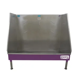 Groomer's Best Walk In Dog Grooming Tub 58In L-Plumb Pur