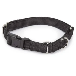 Guardian Gear Martingale Collars with Quick Release Buckle 14-20In Black
