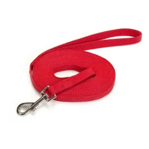 Guardian Gear Poly-Cotton Web Training Lead 30Ft Red