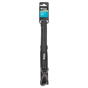 Guardian Gear Reflective Double-Handle 6ft Black Leash