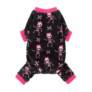 Halloween Dancing Skeleton Dog Pajamas