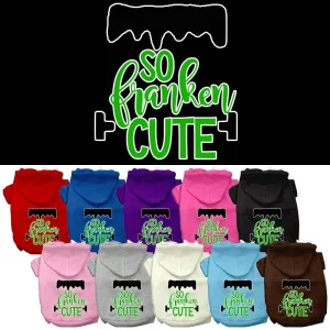 Halloween Pet Hoodie "So Franken Cute"
