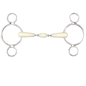 Happy Mouth Bits® Double-Jointed 2-Ring Elevator Bit