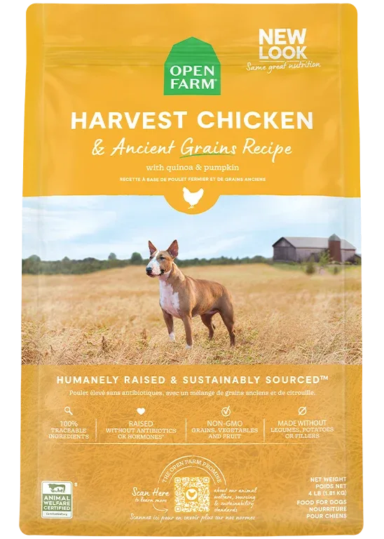 Harvest Chicken & Ancient Grains Dog Kibble