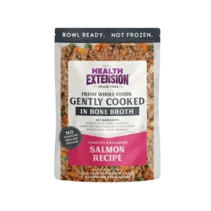 Health Extension Gently Cooked Grain Free Salmon Recipe Pouches For Dogs