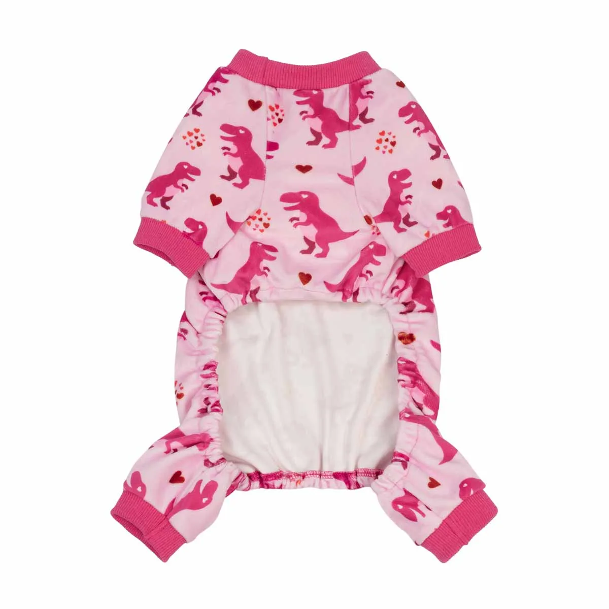 Heart-Eyed Dinosaur Dog Pajamas - Image 2