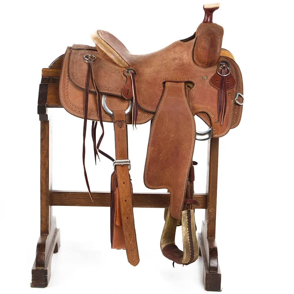 Henderson Used 15in Seat Rig Don Carlos Border Ranch Roper - Image 2