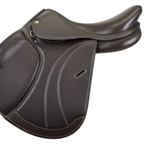 Henri de Rivel Equipe Covered Close Contact Saddle, Interchangeable Gullet System with Grippy Seat & Foam Panels