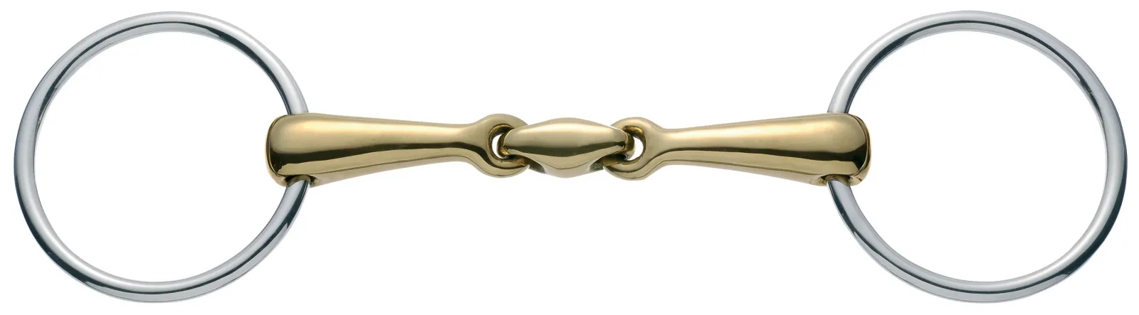 Herm Sprenger® Copper Plus Double-Jointed Loose Ring Snaffle Bit (18mm)