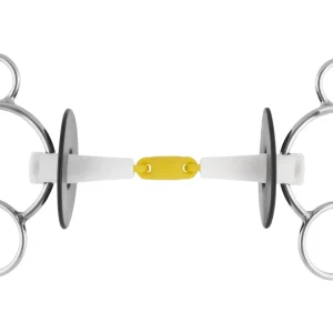 Herm Sprenger® Nathe 3-Ring Bit with 18 mm Double-Jointed Mouth