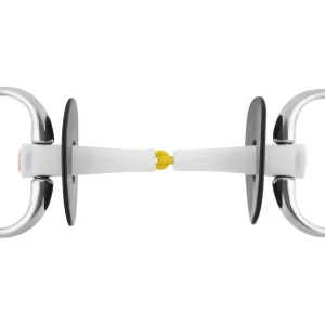 Herm Sprenger® Nathe Eggbutt Bit with 18 mm Single-Jointed Mouth