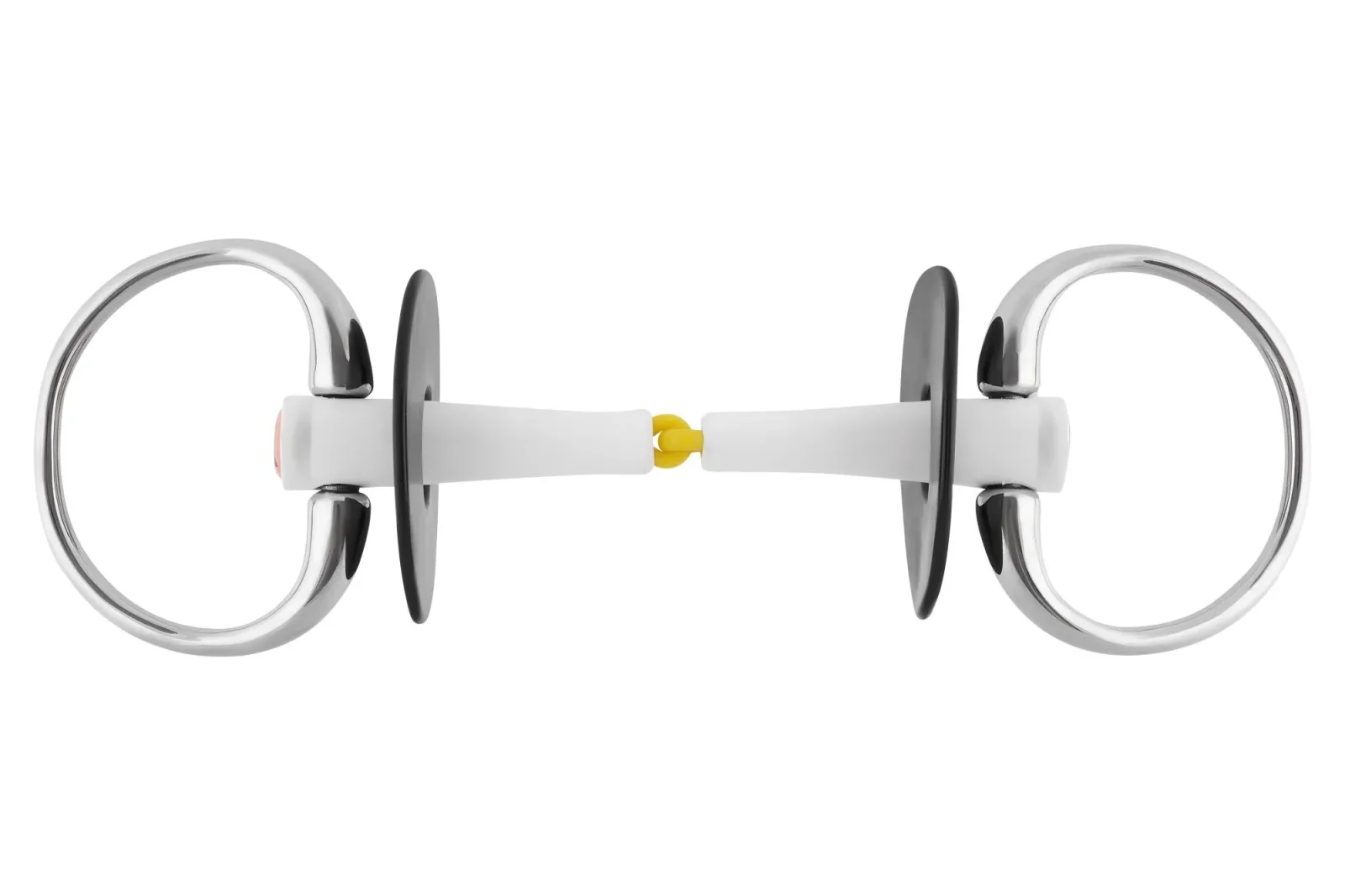 Herm Sprenger® Nathe Eggbutt Bit with 18 mm Single-Jointed Mouth