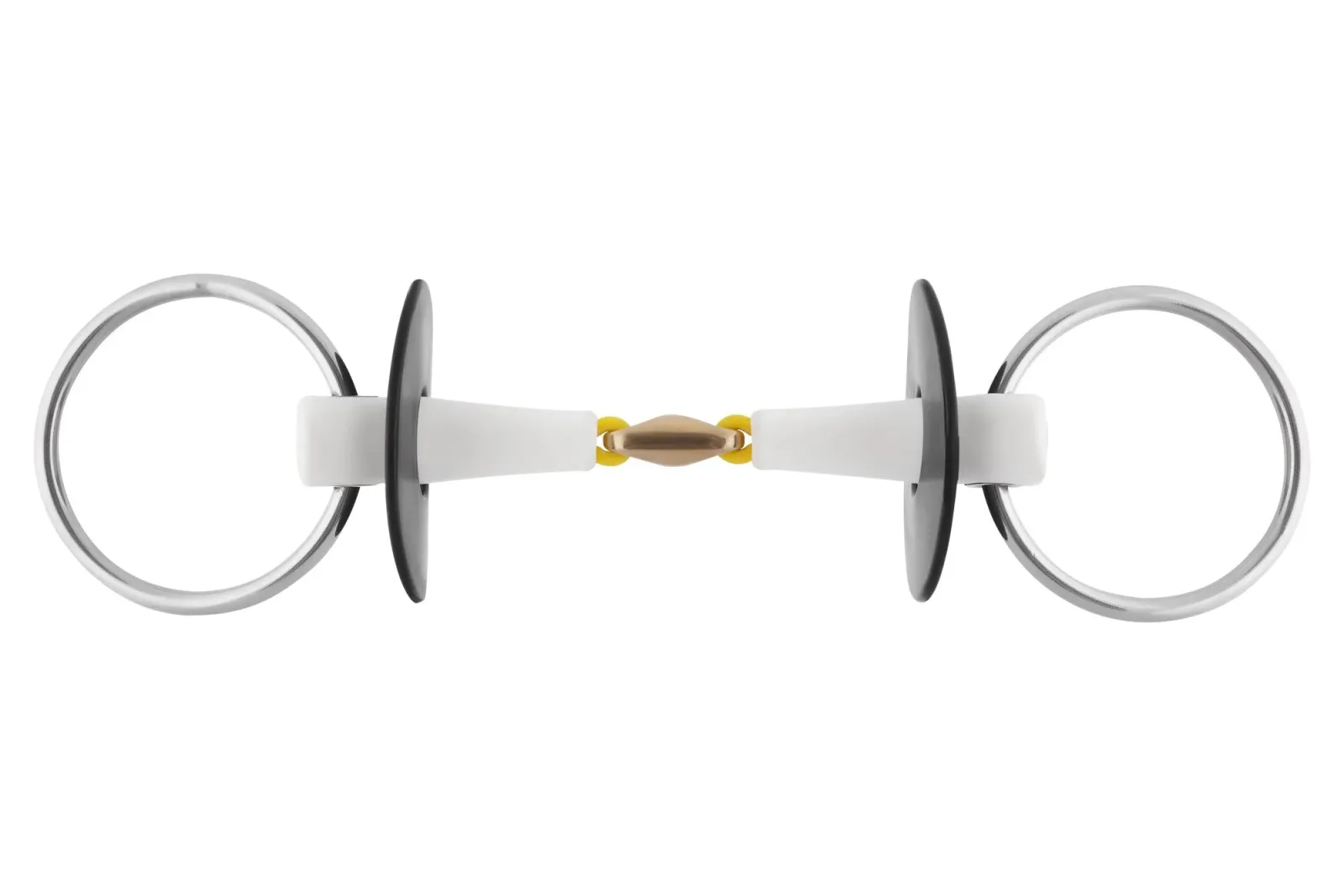 Herm Sprenger® Nathe Loose Ring Snaffle with 18 mm Double-Jointed Mouth & Sensogan® Link