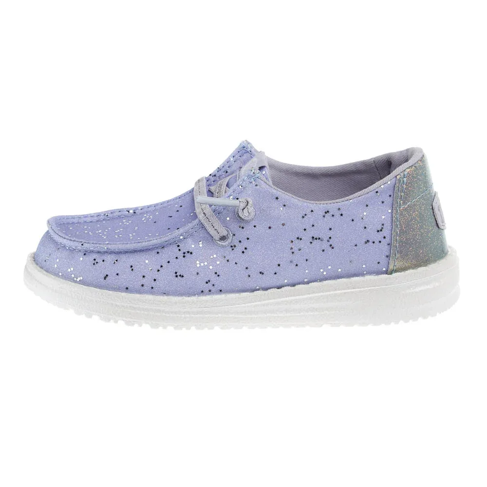 Hey Dude Kid's Wendy Sparkle Surprise Purple Casual Shoe - Image 2