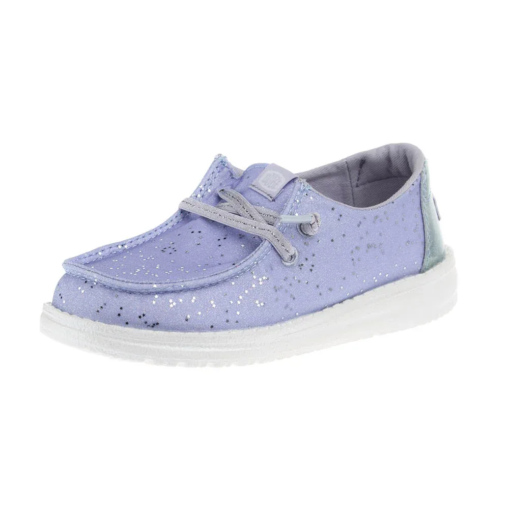 Hey Dude Kid's Wendy Sparkle Surprise Purple Casual Shoe