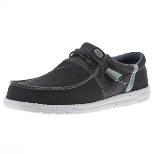 Hey Dude Mens Charcoal Wally Tri Nylon Trailhead Casual