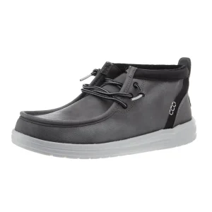 Hey Dude Mens Grey Mid Griper Casual Shoe