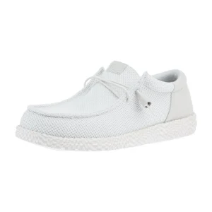 Hey Dude Mens Grey Wally Funk Warped Geo Casual Shoe