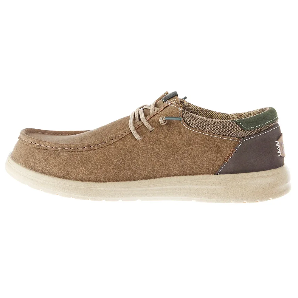 Hey Dude Men's Paul Leather Nut Casual - Image 2