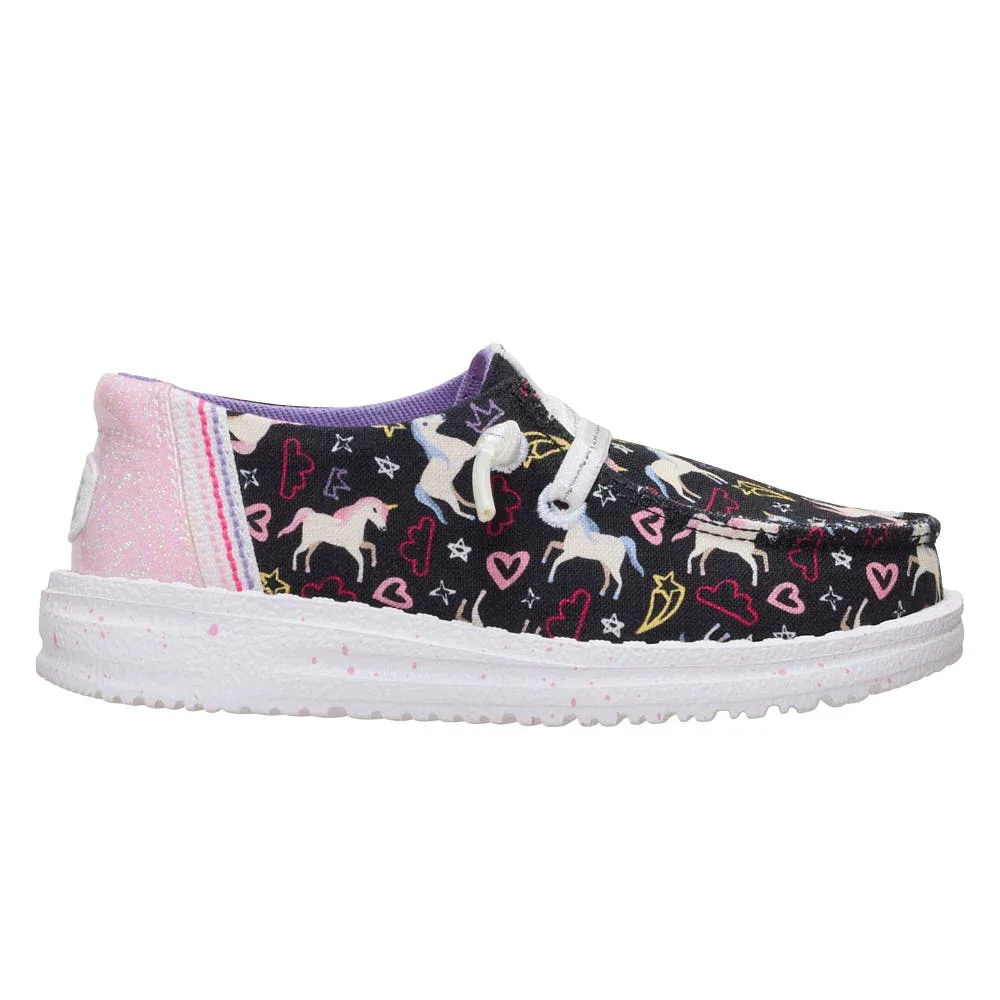 Hey Dude Toddler's Wendy Black Unicorn Stars Casual - Image 2