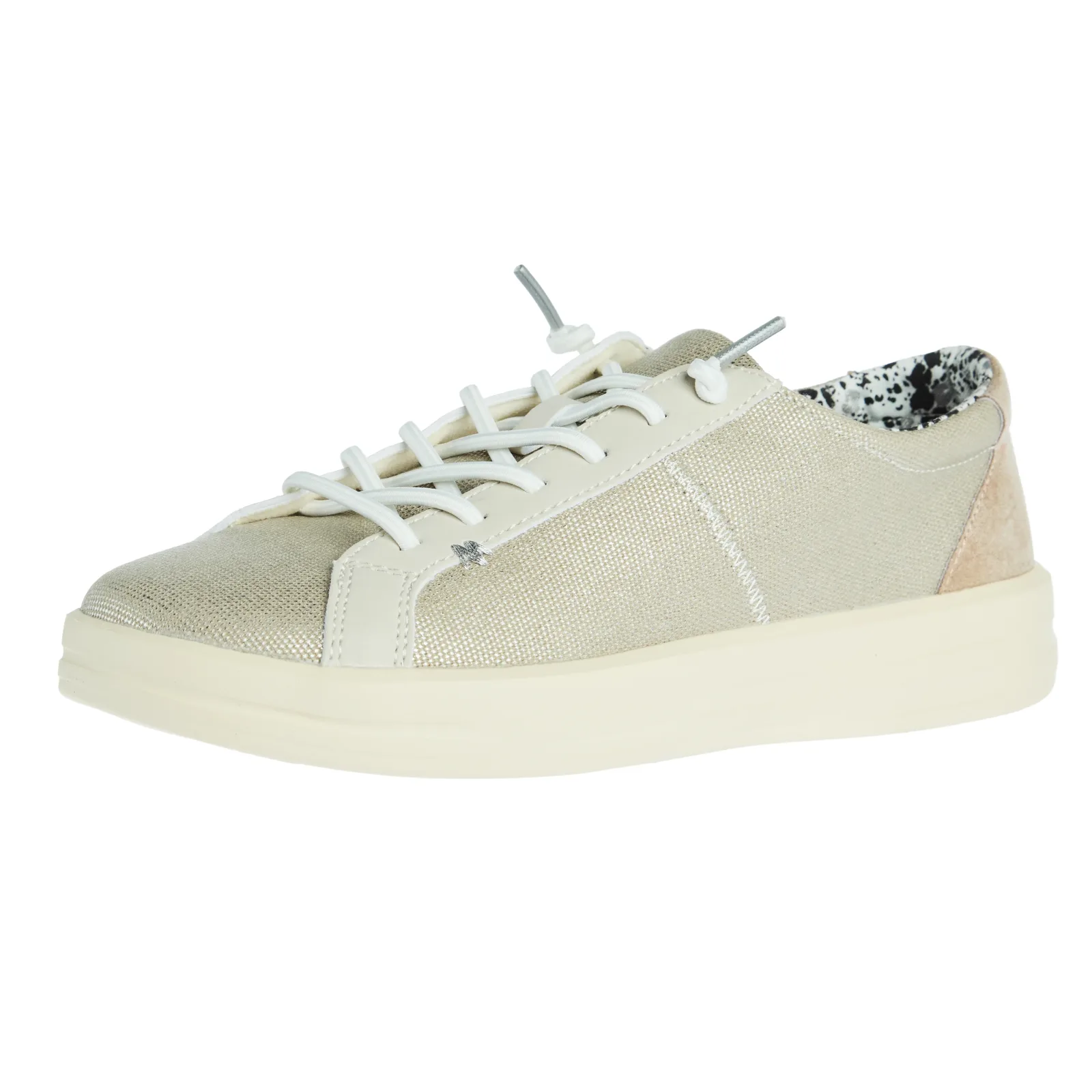 Hey Dude Women`s Karina Shimmer Platinum Casual - Image 2