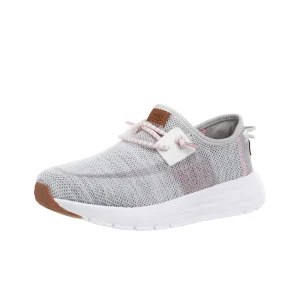 Hey Dude Women's Sirocco Stretch Sox Stone White
