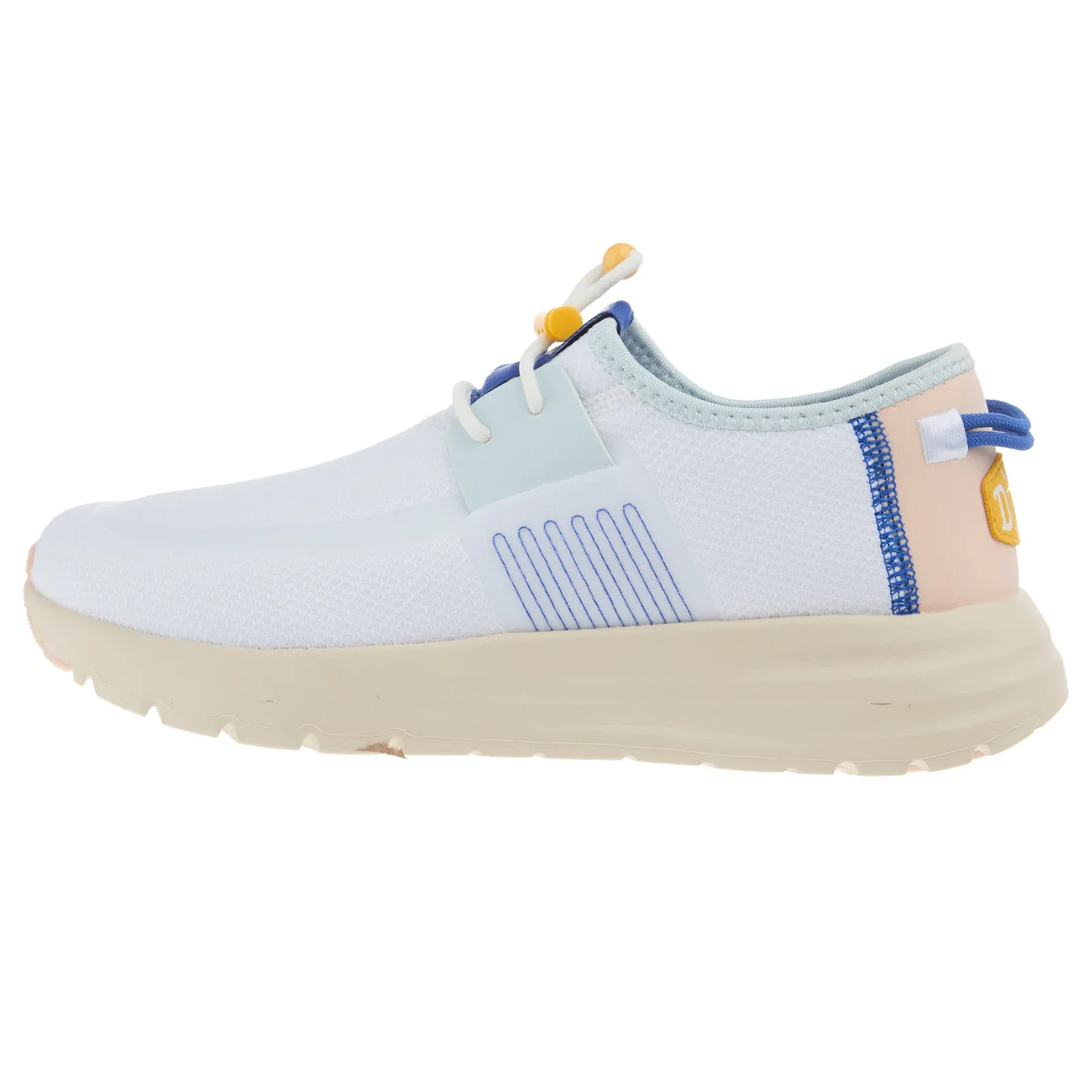 Hey Dude Womens Sirocco W Colorblock White Casual - Image 2