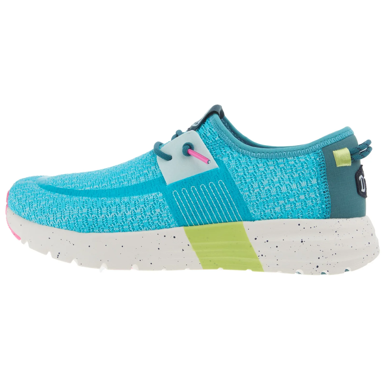 Hey Dude Womens Sirocco W Sport Stripe Teal Casual - Image 2