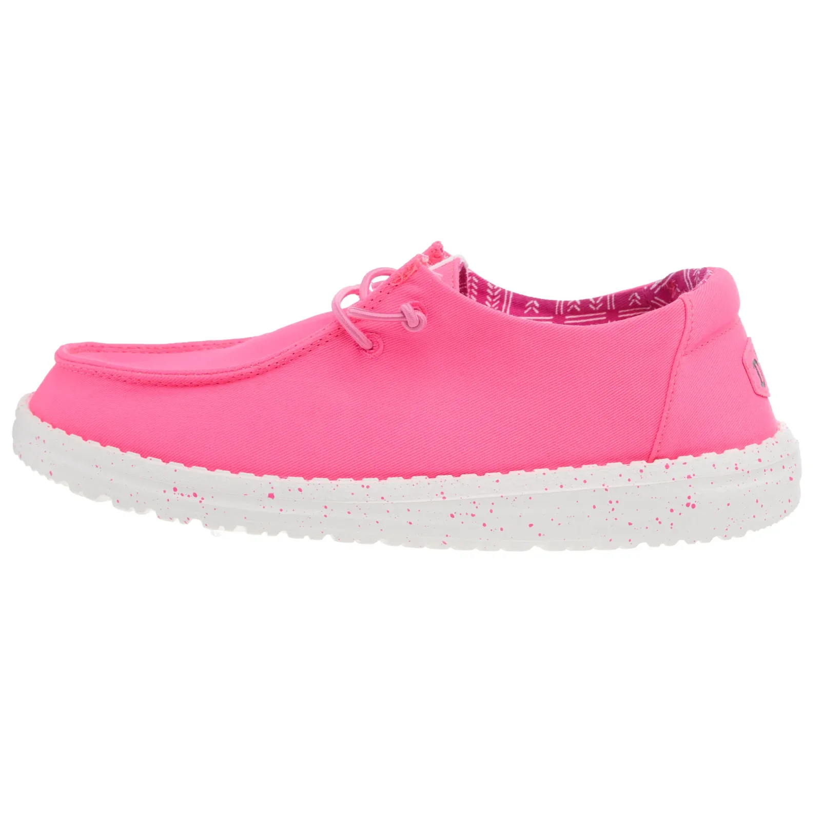 Hey Dude Women's Wendy Canvas Neon Pink Casual - Image 2