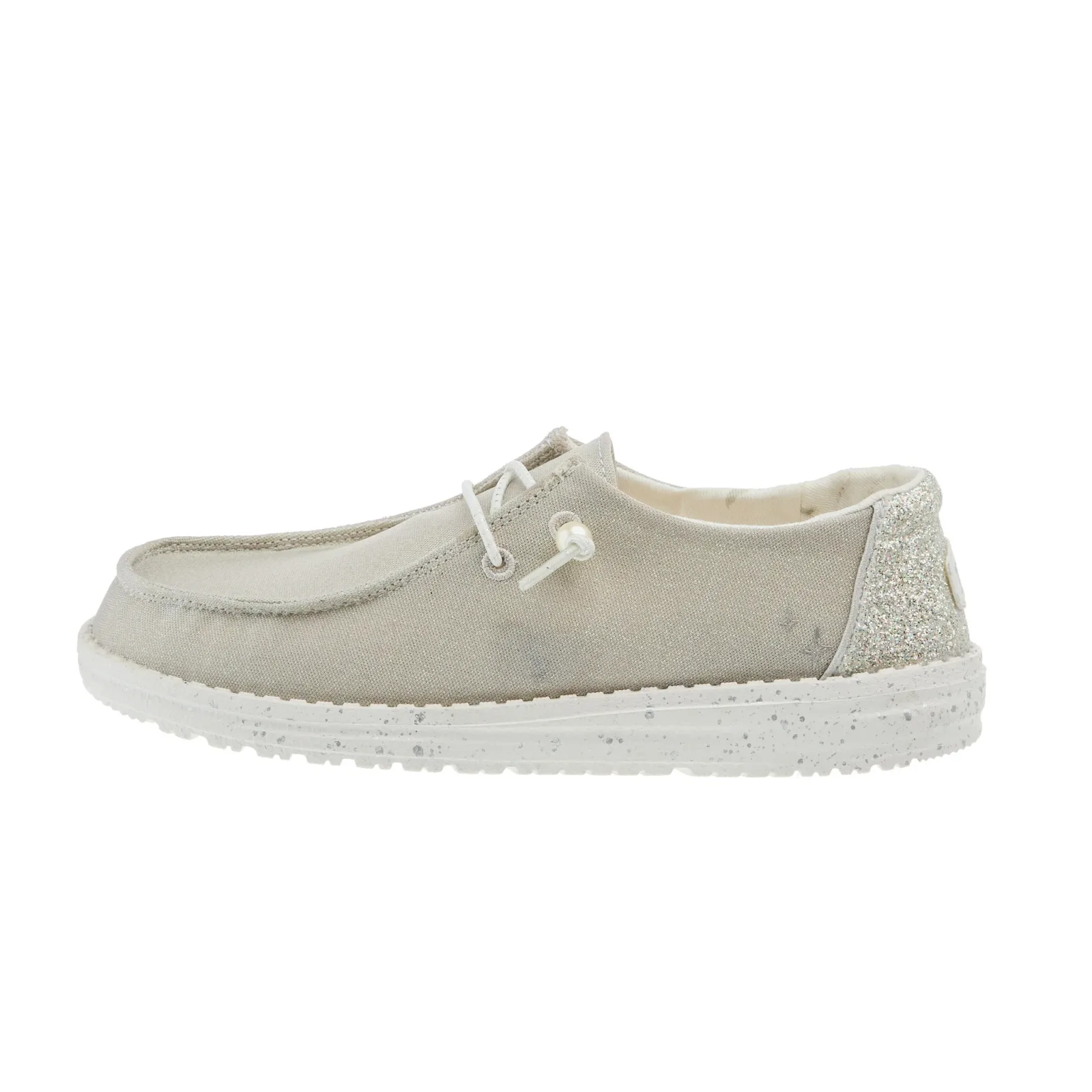 Hey Dude Womens Wendy Celestial Shine Ivory Shoe - Image 2