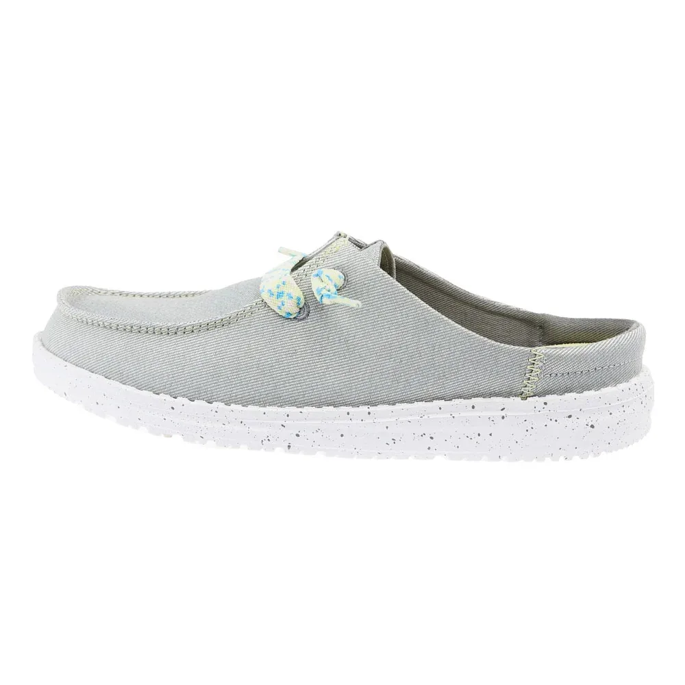 Hey Dude Women`s Wendy Friendship Lace Grey Slip Casual - Image 2