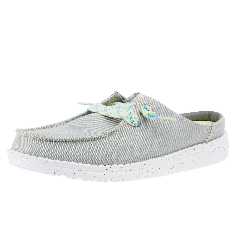 Hey Dude Women`s Wendy Friendship Lace Grey Slip Casual