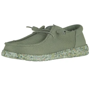 Hey Dude Women's Wendy Funk Mesh Field Camo Dark Olive Casual