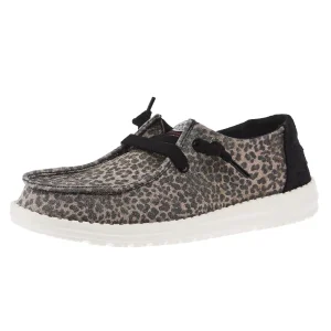 Hey Dude Women`s Wendy Sparkle Leopard Print Casual