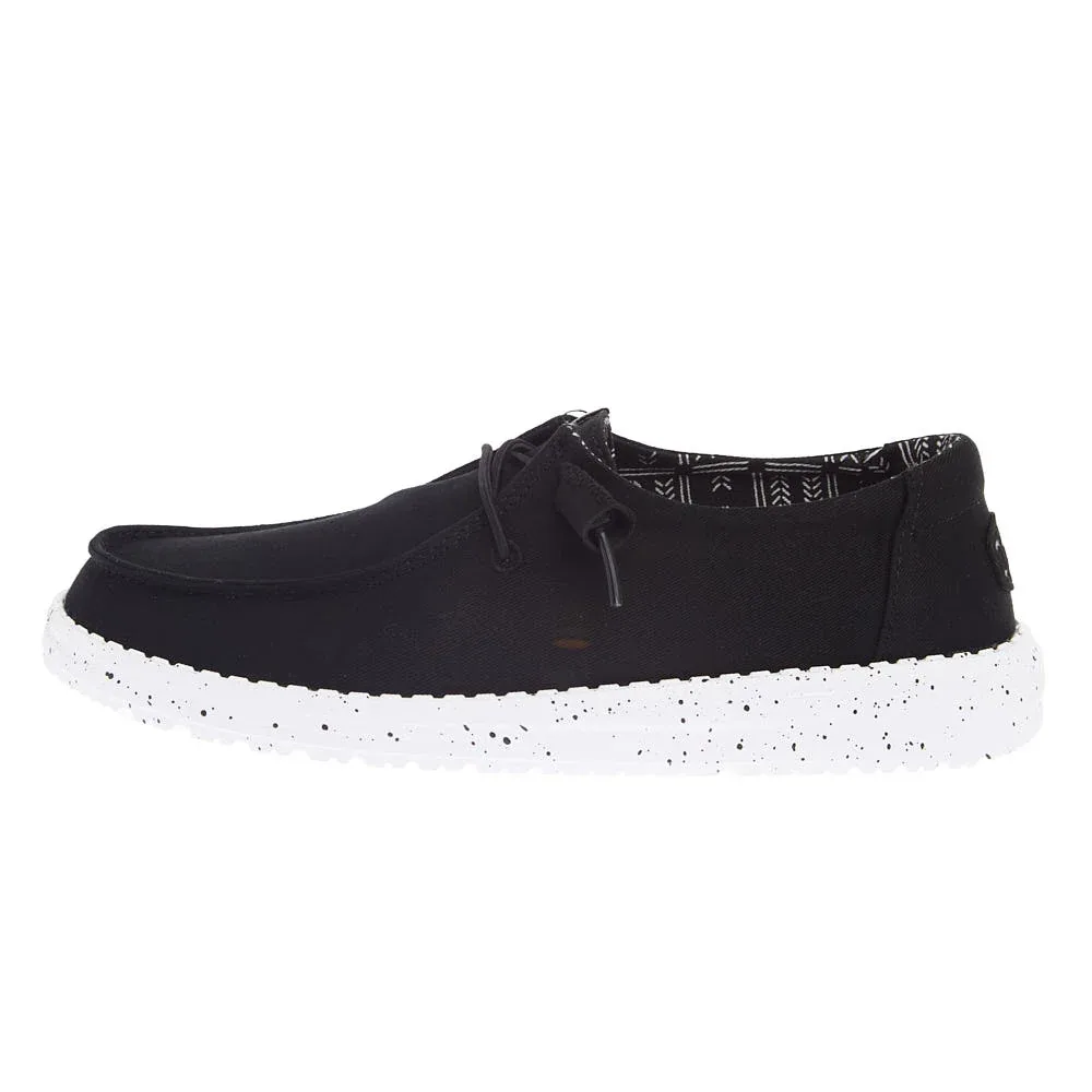 Hey Dude Women's Wendy Stretch Canvas Black Casual - Image 2