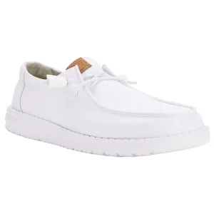 Hey Dude Women's Wendy Stretch Canvas White Casual
