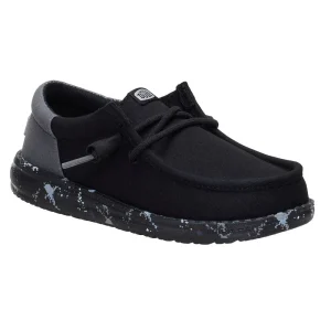 Hey Dude Youth Wally Funk Splatter Camo Black Multi